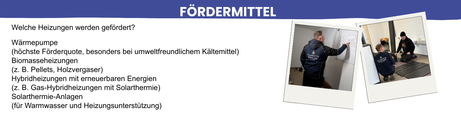 Fördermittel für Heizungen
