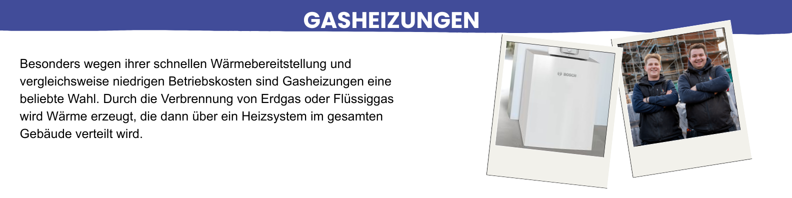 Gasheizungen